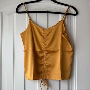 NWT Yellow Tank Top Blouse by Pink Rose